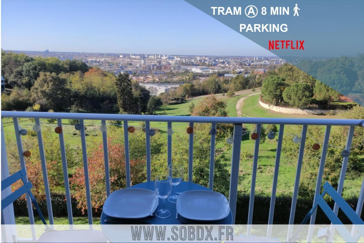 Ferienwohnung Le Panoramique - Parking, Tram A, Netflix Cenon Exterior foto